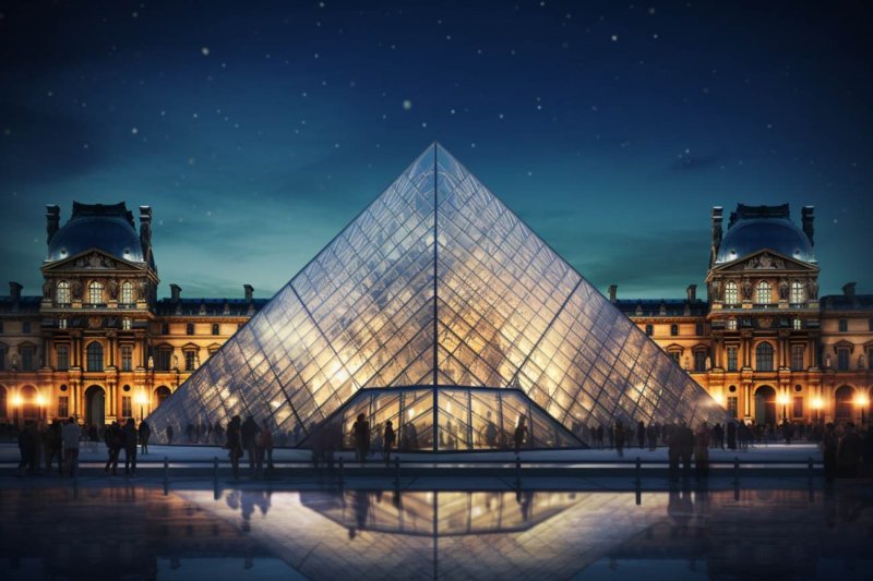 Night at The Louvre