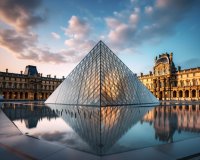 Udforsk Louvre-museet i Paris